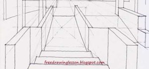 Draw a realistic complex level image of a walkway