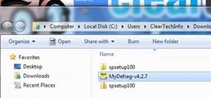 Defragment your PC hard drive using the free MyDefrag software