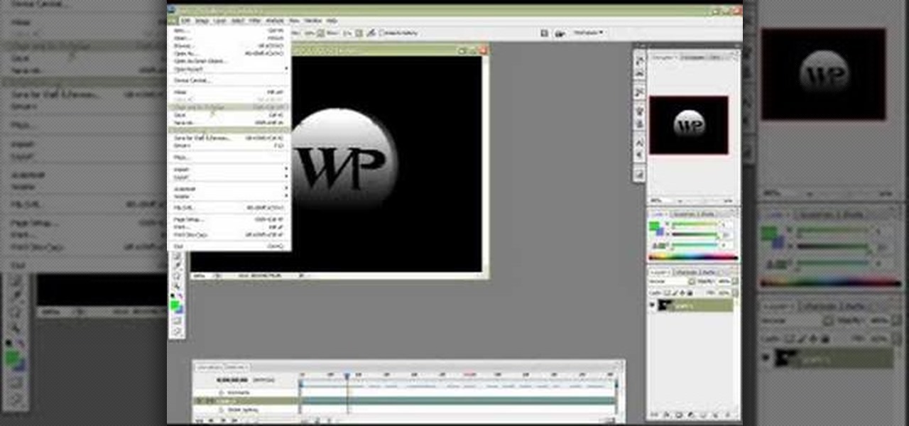 How to Animate GIF files from video using Photoshop CS3 « Stop Motion ::  WonderHowTo