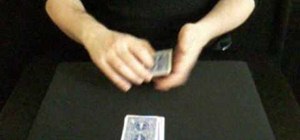 Perform the "oil and water" card trick