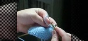Knit a fabric stitch, or linen stitch