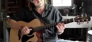 Play country licks on the acoustic guitar