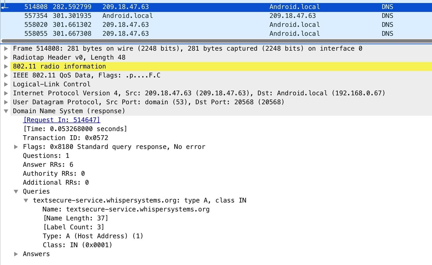 How to Spy on Traffic from a Smartphone with Wireshark