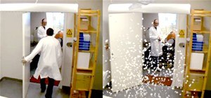 Two Scientists Prank (Err, Demolish) Another Scientist.  Faux-to?