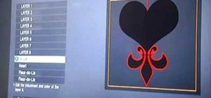 Create a "Heartless" Kingdom Hearts playercard emblem in Black Ops