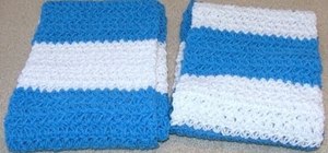 Crochet a galaxy stitch scarf for winter
