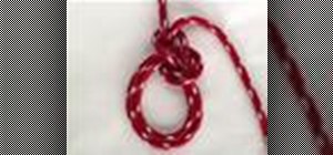 Tie a Bowline on a Bight with a knot tying animation