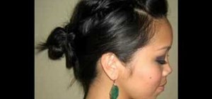 Do you hair in a quick on the go updo