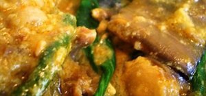 Make Filipino kare kare (ox tail stew)