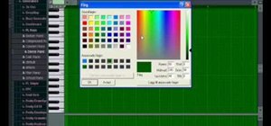 Change the color of the background grid on FL Studio