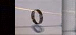 Perform a gravity defying ring trick