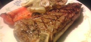 Lunchtime NY Strip w/ grilled onions and bell pepper