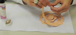 Make a spiral rose easily