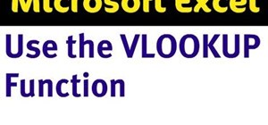 Use the VLOOKUP function in Excel 2007
