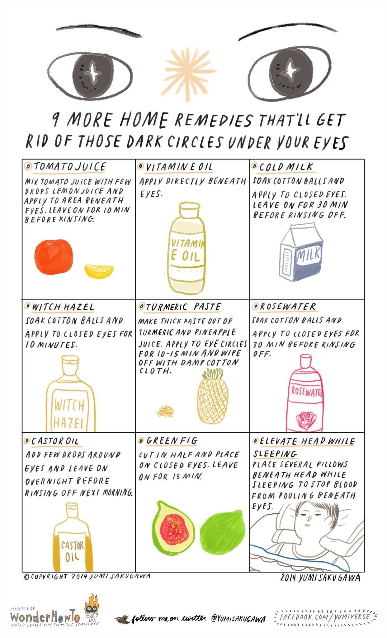 9 More Home Remedies That'll Get Rid of Those Dark Circles Under Your Eyes