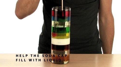 How to Make This Amazing 9-Layer Density Tower from Things Found in Your Kitchen