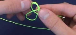 Tie a turtle fishing knot