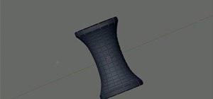 Cut a whole in a curved mesh in Blender