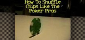Shuffle poker chips like a pro