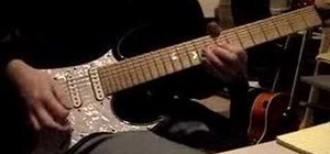 Play "Shove the Sun Aside" on 7 string guitar