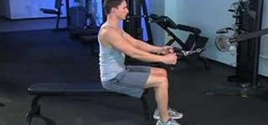 Sculpt you back with a cable seated rows drop set