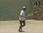 Side step and cross step while playing tennis
