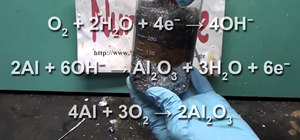 Make a battery at home out of table salt and aluminum