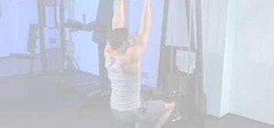 Use a cable machine for wide reverse grip pull downs