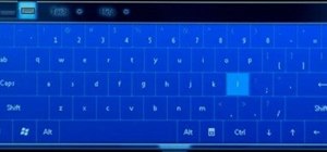 Use the onscreen keyboard on the HP TouchSmart