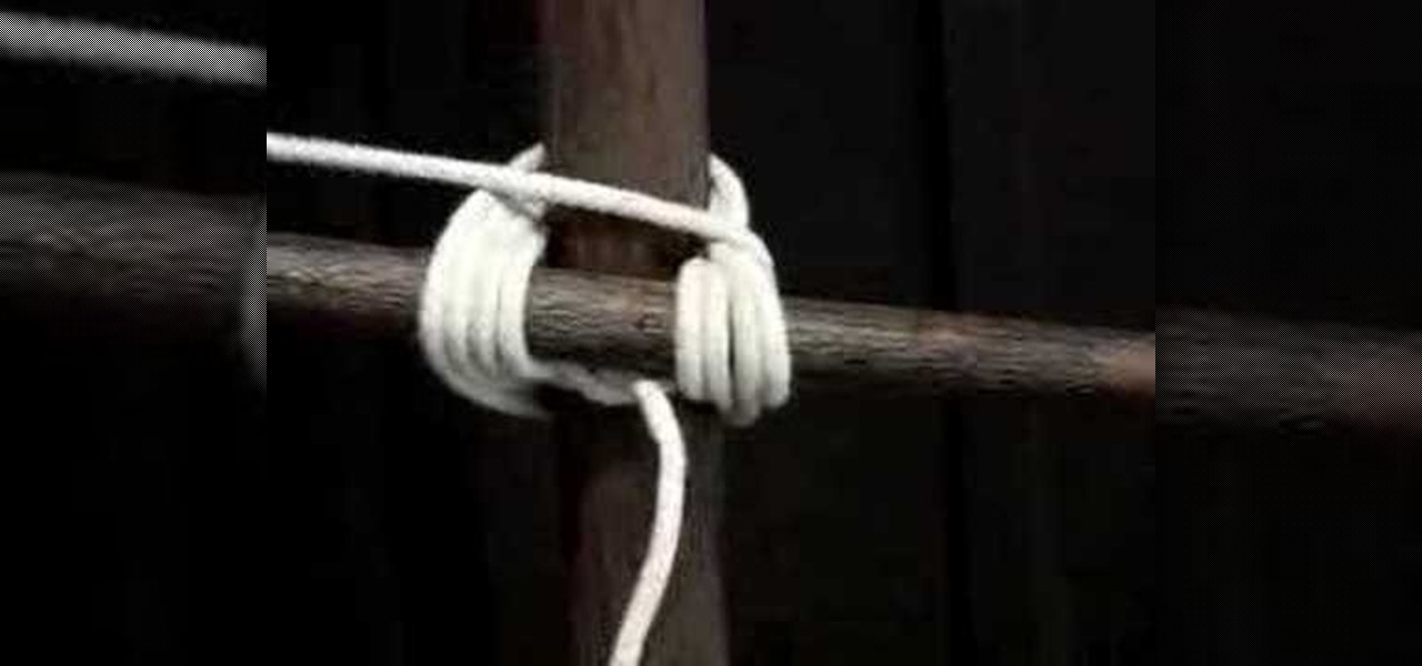 How to Bind poles together with a Japanese square lash « Camping ::  WonderHowTo