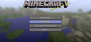 Change the brightness and world options in the Minecraft 1.8 pre-release