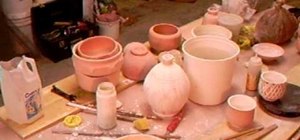 Do glaze trailing and pouring for pottery