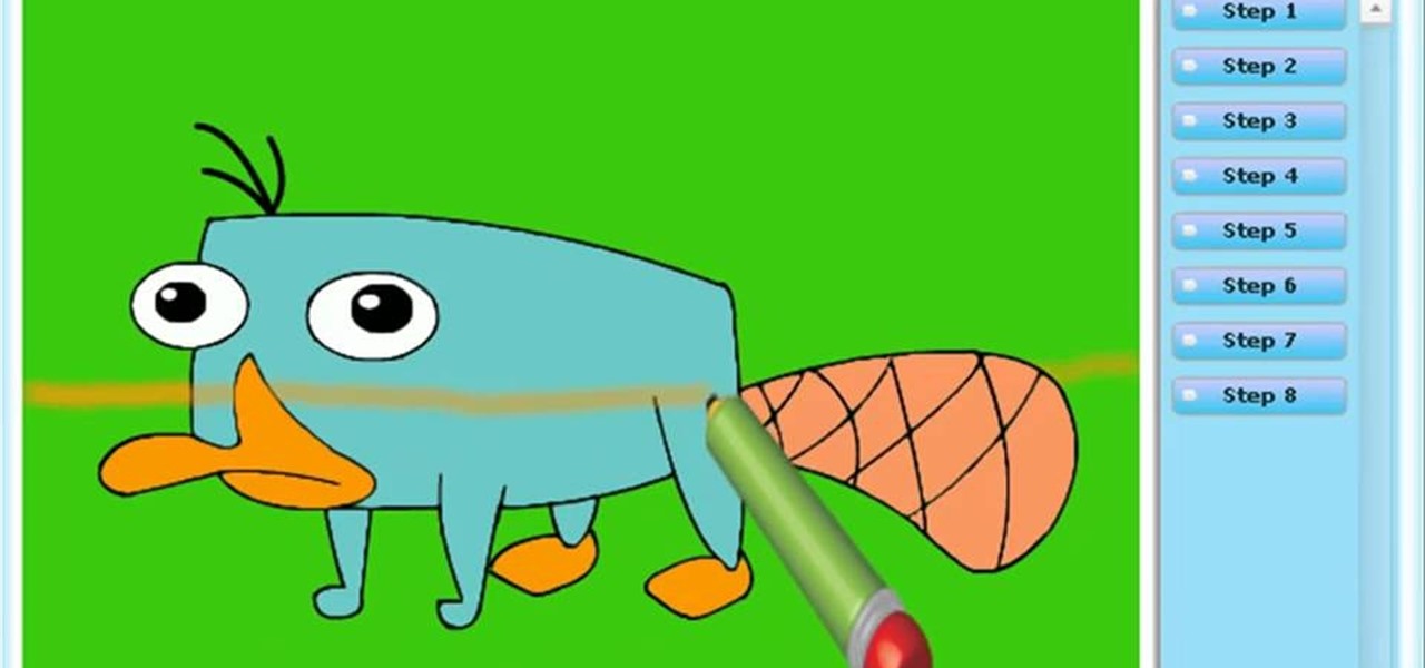 How to Draw Perry the Platypus (Phineas and Ferb)