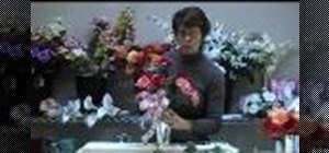 Make a vase floral arrangement