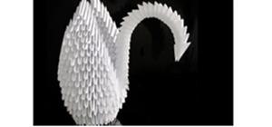 Make a 471 piece origami swan