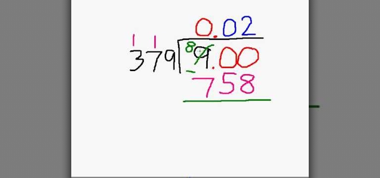 How To Divide Small Numbers By Big Numbers Math WonderHowTo
