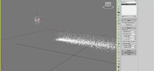 Use particle flow in 3D Studio MAX