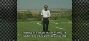 Practice tee drills for golf