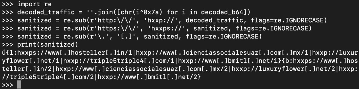 How to: Decode Hancitor C2 Traffic Streams and Extract URL IOCs with Python