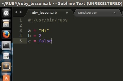 Basics of Ruby: Part 1 (Data Types/Data Storage)