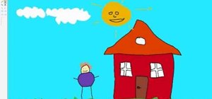 Draw a house on your computer