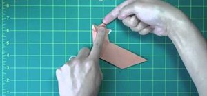 Create a simple origami cat