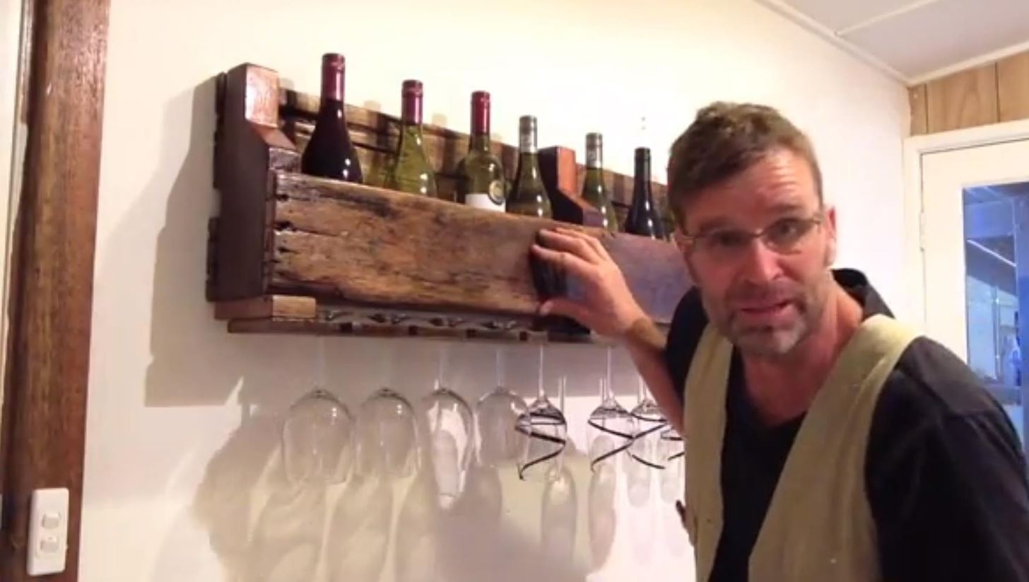 How to Build a Rustic Wine Rack from Reclaimed Pallet Wood