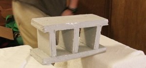 Build a breakable cinder block to karate chop