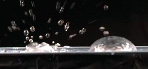 The Dance of the Hemispherical Water Droplets: Sound Waves in Space