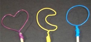 Make a recycled bubble wand with your kids