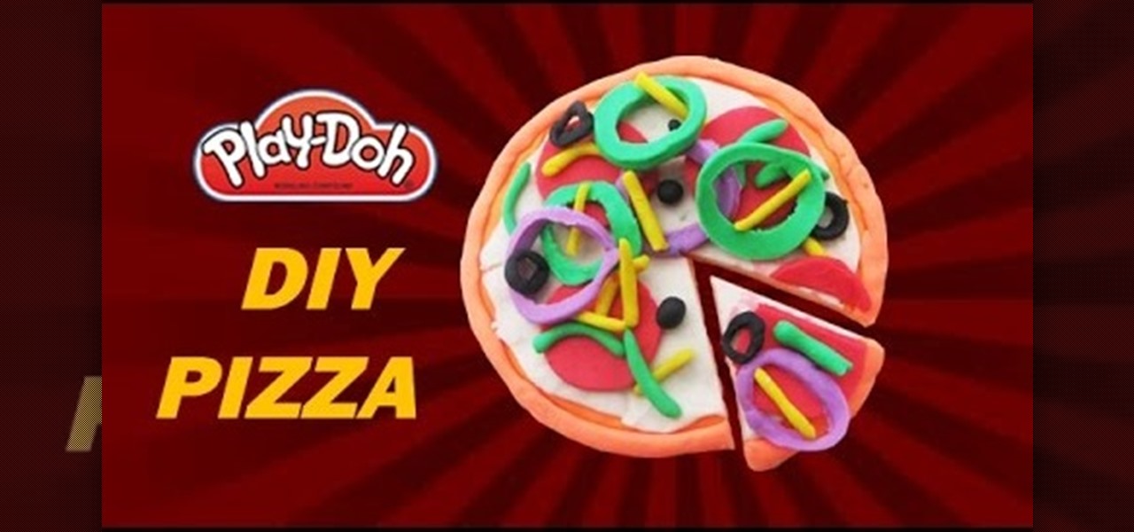 Make Playdoh Food Pizza with Playdough