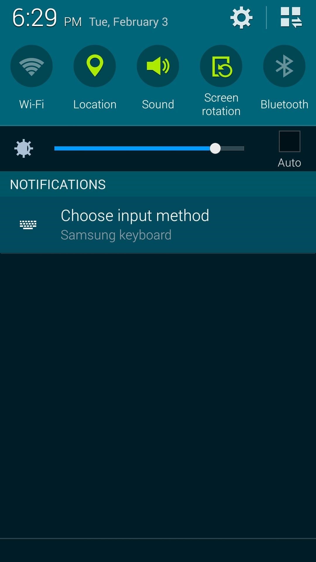 automatically change keyboards for specific apps android