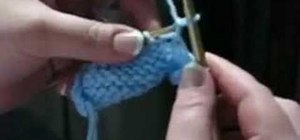 Knit a purl stitch