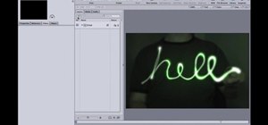 Create light-writing with Motion's tracking feature
